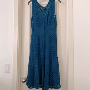 Stunning Fit & Flare Godet Dress by Tracy Reese